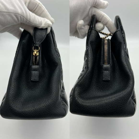 Authentic Chanel patent leather Paris Salzburg CC eyelet medium tote - Picture 10 of 17